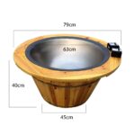 Chảo Sao Chè Điện Cao Cấp Đường Kính 79cm, 2 Nguồn Điện 3500W - Image 8