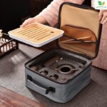 Bộ Ấm Chén Du Lịch Tử Sa 12 Món - Image 11