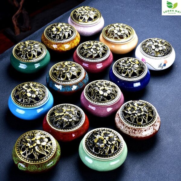 Lư Hương Đốt Trầm Sứ