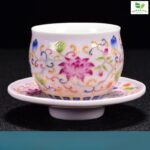 Chén Uống Trà Ngũ Sắc Hoa Sen - Image 3