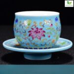 Chén Uống Trà Ngũ Sắc Hoa Sen - Image 4