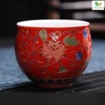 Chén Uống Trà Ngũ Sắc Hoa Sen - Image 9