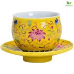 Chén Uống Trà Ngũ Sắc Hoa Sen - Image 5