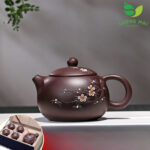 Bộ Ấm Chén Tây Thi Hoa Mai 300ml - Image 4