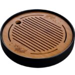 Thuyền Trà Tròn Mặt Gỗ - Image 3