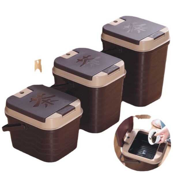 Thùng Đựng Bã Trà 4 Trong 1