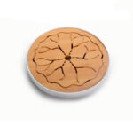 Thuyền Trà Tròn Mặt Gỗ