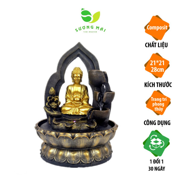 Thác nước phòng thủy để bàn