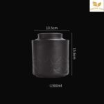 Set Hộp Đựng Trà Lọ Sứ Tròn, Hộp Da và Hộp Gỗ - Image 11