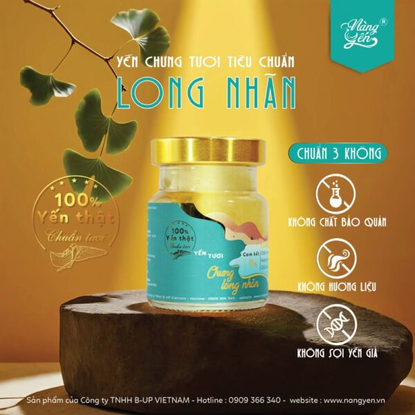 Yến Tươi Chưng Long Nhãn